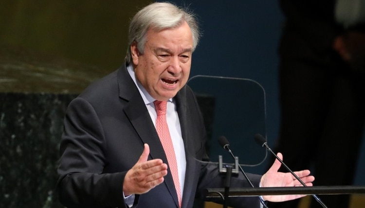 Antonio Guterres, secretario general de la ONU (REUTERS/Shannon Stapleton)
