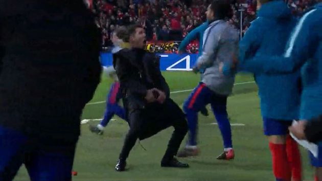 Abren expediente contra Diego Simeone por su festejo ante Juventus