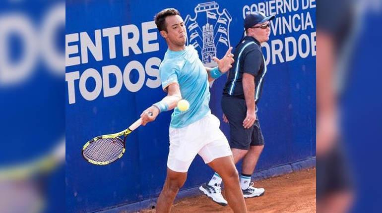 Hugo Dellien durante una competencia. | Foto archivo | Prensa Hugo Dellien