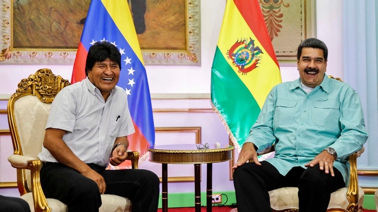 Evo Morales es uno de los principales aliados de Nicolás Maduro (AFP)