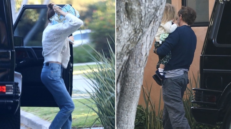 Bradley Cooper y Irna Shayk en Los Ángeles tras los premios Oscar 2019 (Grosby)