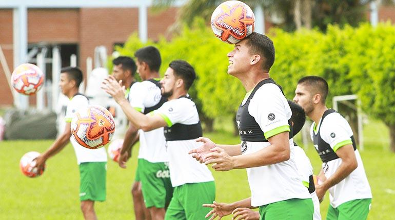 La práctica de la Selección Nacional en el anterior microciclo, en Santa Cruz. | APG