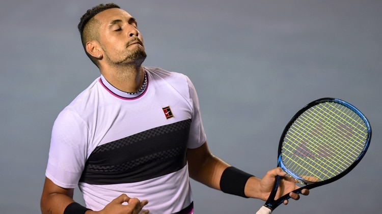 Nick Kyrgios se impuso a Rafael Nadal en el ATP 500 de Acapulco (AFP)
