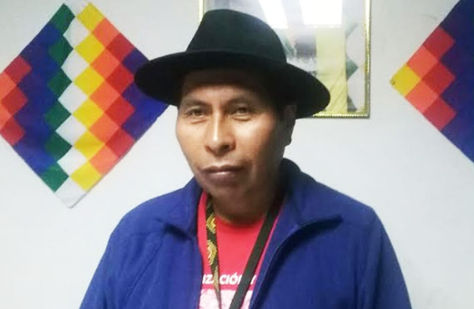 Rodolfo Machaca, viceministro de interculturalidad.