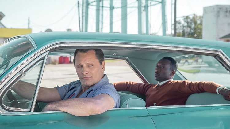 Viggo Mortensen y Mahershala Ali, “Green Book”