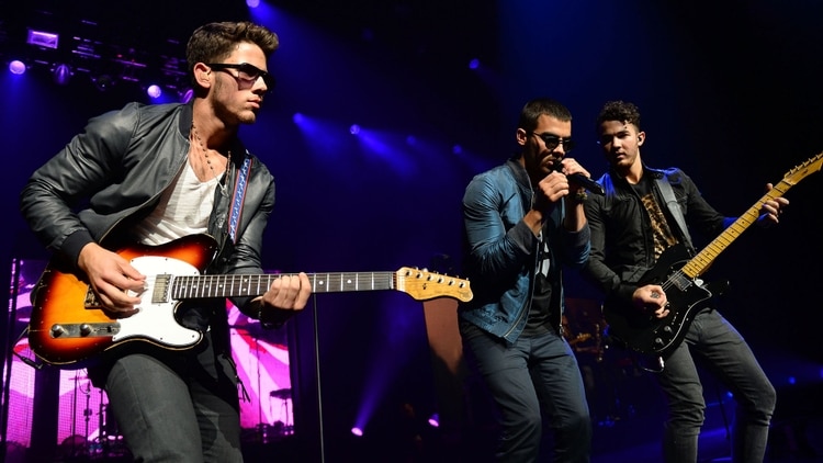 Los hermanos Jonas (Getty Images)