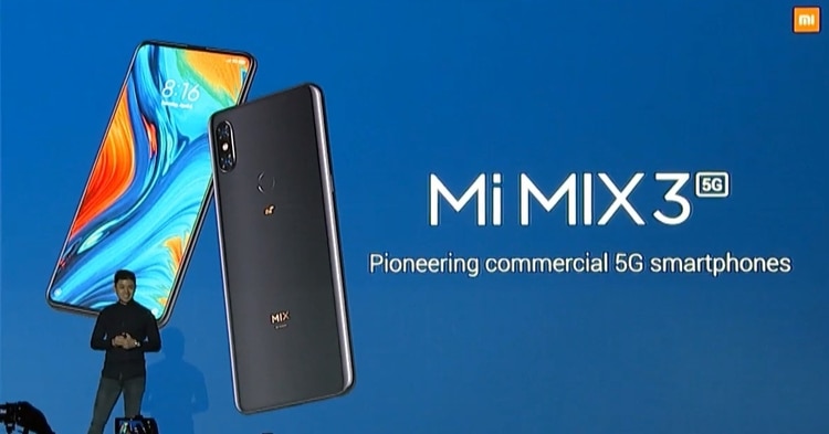 El eje de la presentación del Xiaomi Mi Mix 3 durante el MWC estuvo puesto en el 5G.