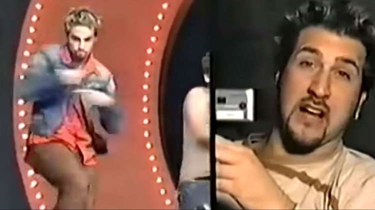 Joey Fatone estuvo presente en la grabación de las tomas abiertas de las coreografías (Foto: MTV)