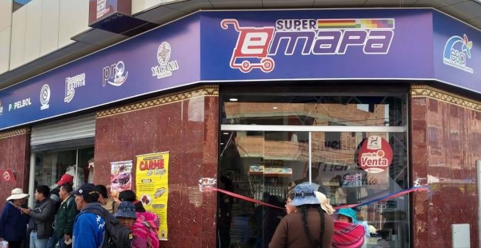 Emapa inaugura supermercado en El Alto que ofertará 1 700 productos