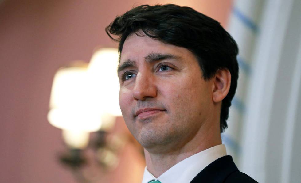 Trudeau durante una reuniÃ³n del Gobierno en Ontario, el 1 de marzo.rn 