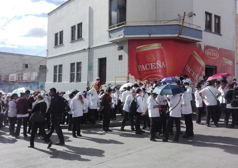 Manifestación de los médicos este lunes en La Paz