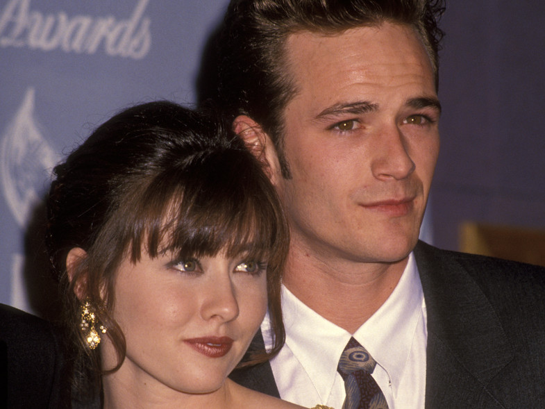 Shannen Doherty y Luke Perry.
