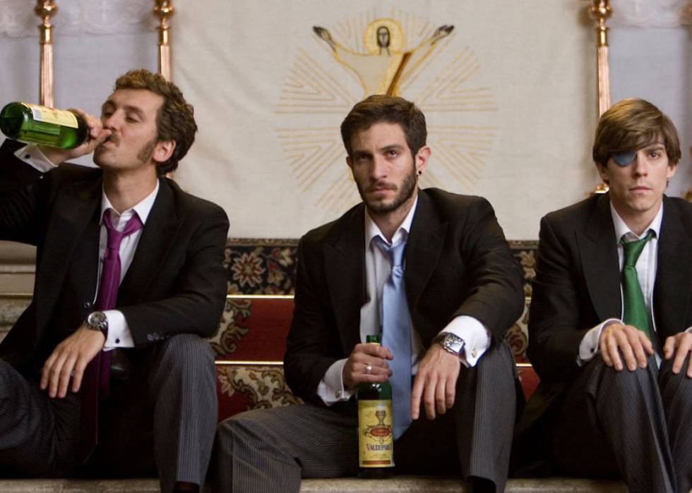 Raúl Arévalo, Quim Gutiérrez y Adrián Lastra en 
