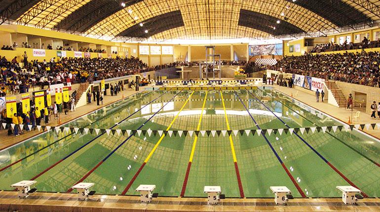La piscina olímpica El Rollo, que es administrada por la Unidad de Formación Deportiva, en Sucre. | Daniel James
