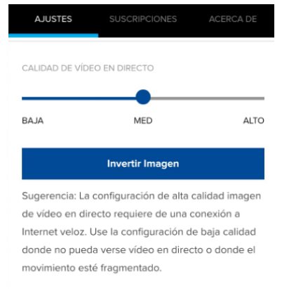 configuración de la cámara Swann