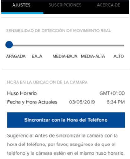 configuración de la cámara Swann