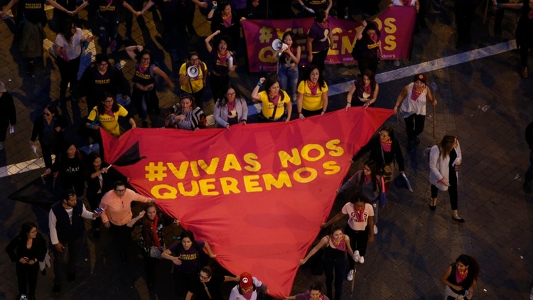 Marcha en contra de la violencia de género (Cristina VEGA / AFP)