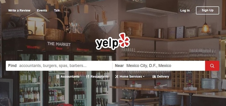 “Cuando se inicie la aplicación de Android de Yelp, es posible que se transmita a Facebook la identificación publicitaria anónima de un dispositivo”, dijo el portavoz (Foto: captura de pantalla)