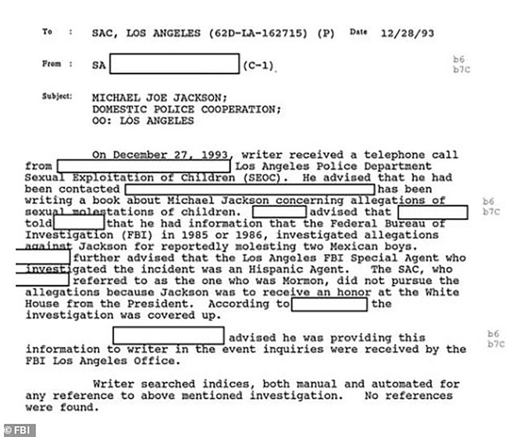 El documento con la denuncia del informante al FBI