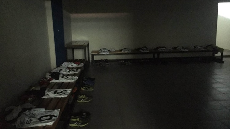 Así lucieron los camarinos previo al encuentro entre Zulia y Caracas por la séptima fecha del Torneo Apertura (Crédito: @Thomascl25)