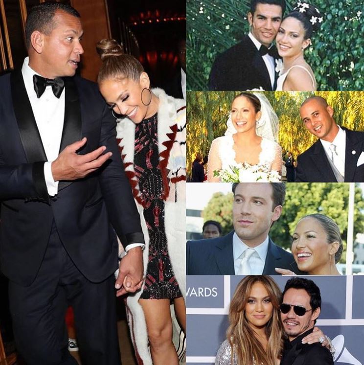 Jennifer Lopez ha dicho que le han propuesto matrimonio 6 veces, pero públicamente sólo se conocen 5 de ellos (Foto: Instagram Un Nuevo Dia)