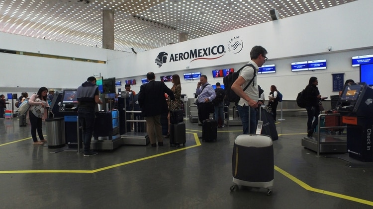 Los clientes de Aeroméxico tuvieron opiniones encontradas (Foto: Juan Vicente Manrique)
