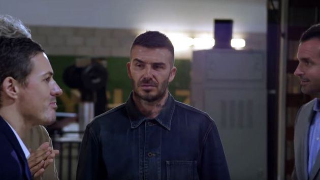 David Beckham fue vÃ­ctima de una broma por una estatua