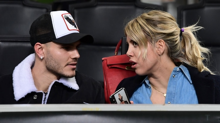 Wanda Nara es la esposa y agente de Mauro Icardi (AFP)
