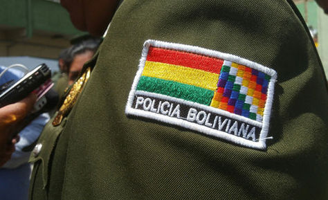 El emblema de la Policía boliviana. Foto: La Razón 