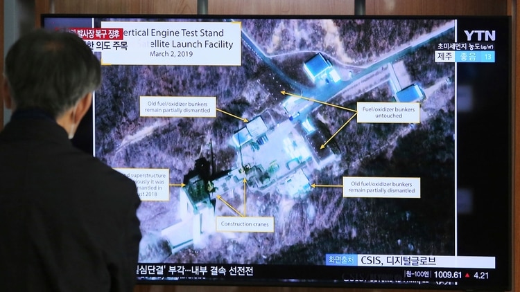Las imágenes que mostraron actividad en las instalaciones de misiles norcoreanas (AP)