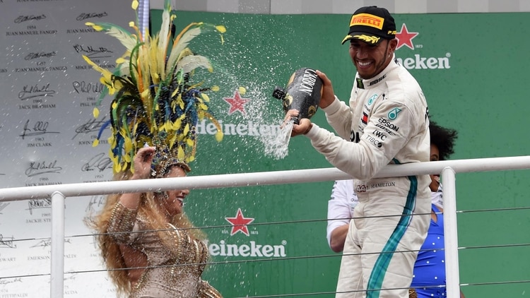 Lewis Hamilton, actual campeón de la Fórmula 1 (AFP)