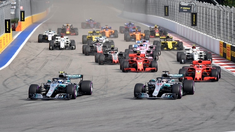 La Fórmula 1 en el circuito de Rusia (AFP)