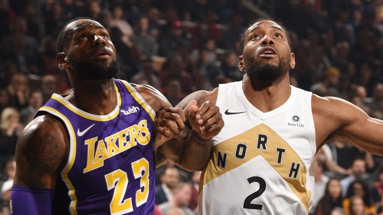 Los Angeles Lakers tiene en la mira a Kawhi Leonard desde hace varios meses. ¿Compartirá plantel con LeBron James la próxima temporada? (Getty Images/AFP)