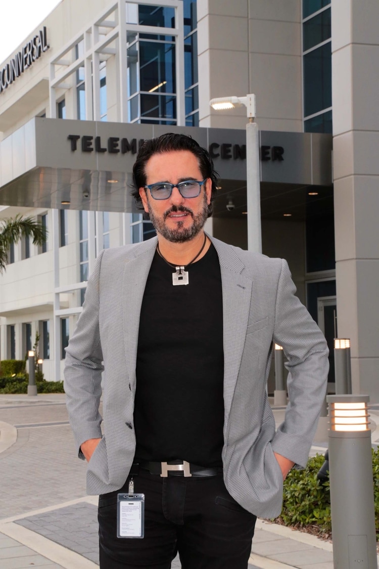 Miguel Varoni en los estudios de Telemundo Center, Miami (Foto: Luis Fernandez)