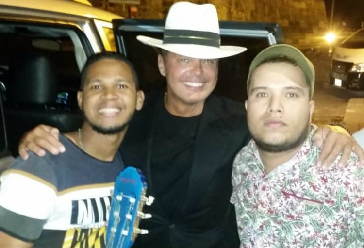 La foto de Luis Miguel junto a McCaribeño (Instagram / mccaribeno)