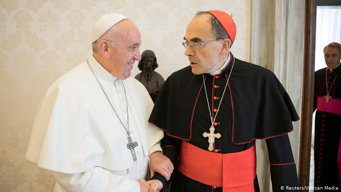 Papst trifft wegen Missbrauchsvertuschung verurteilten Kardinal PhilippeÂ Barbarin (Reuters/Vatican Media)