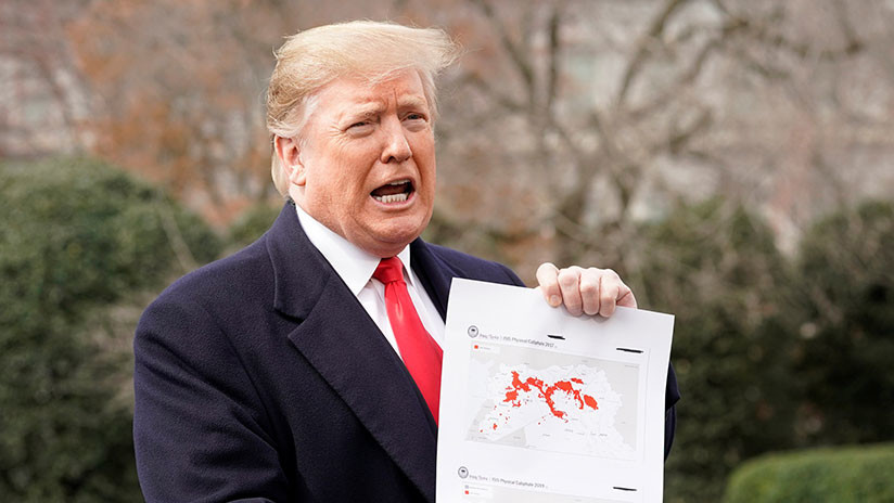 Trump asegura que el último baluarte del Estado Islámico en Siria 
