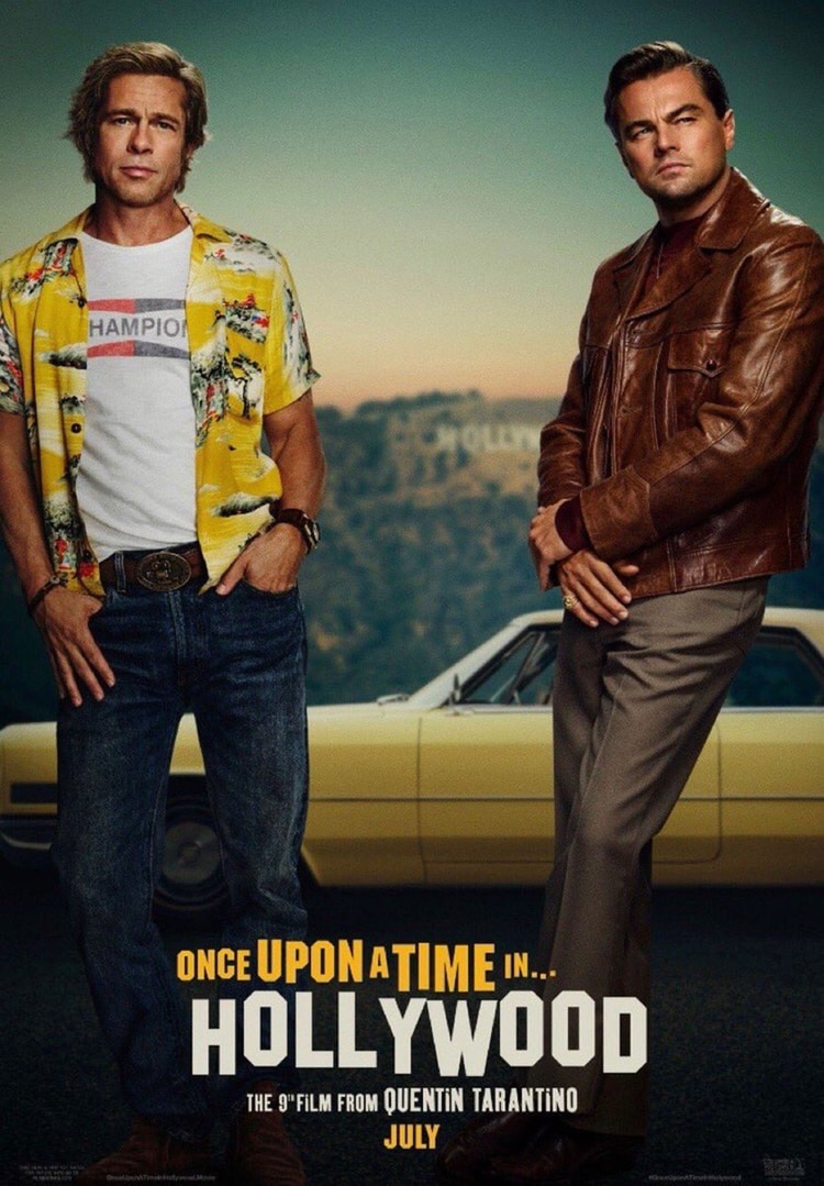 El afiche de “Once Upon a Time in Hollywood” que se estrena el 26 de julio en los Estados Unidos