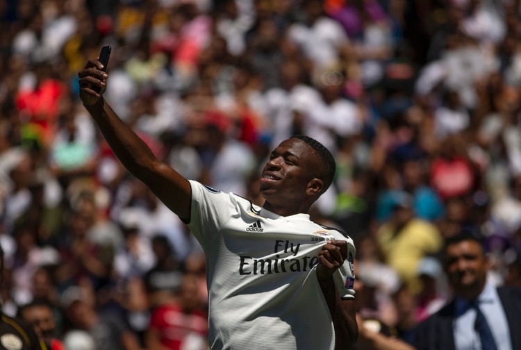 El brasileño llegó hace poco al Real Madrid