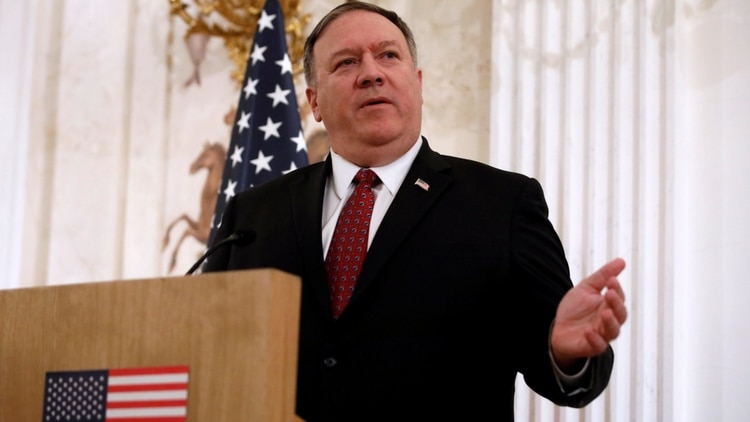 El secretario de Estado de EEUU Mike Pompeo