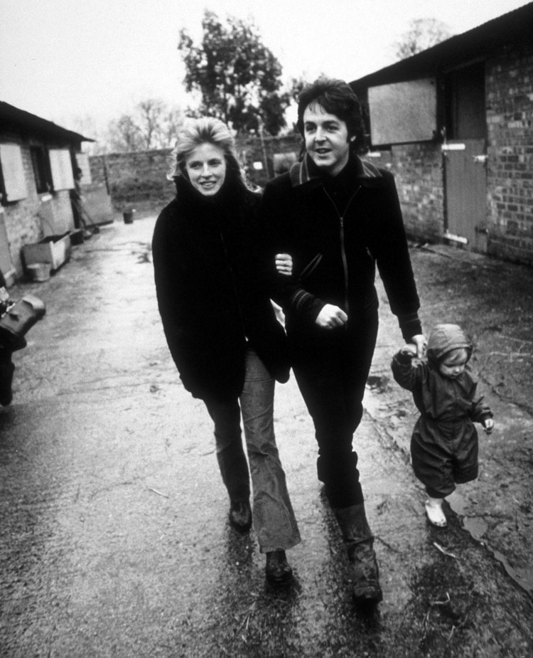 Paul y Linda eligieron tener una reposada vida de campo junto a sus hijos (Gunther)
