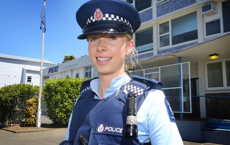 La agente ingresó al cuerpo de policía de Whanganui en 2016 (Foto: AP)