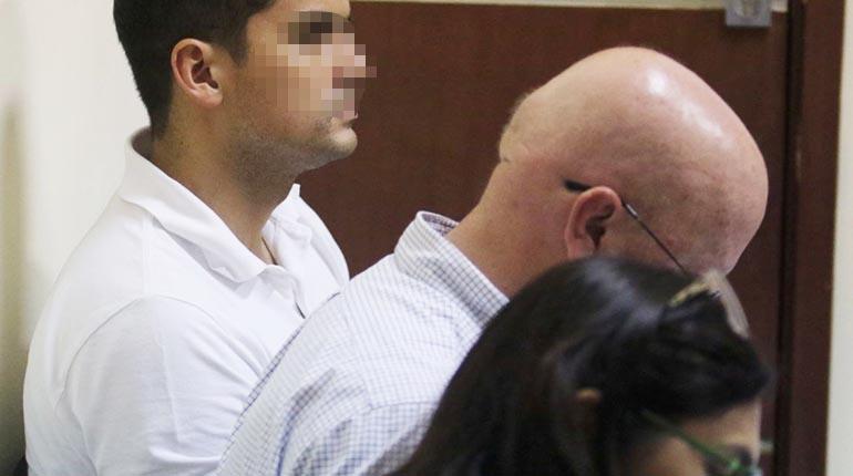 El exgerente de administración de Cotas en la audiencia de medidas cautelares. | EL DEBER