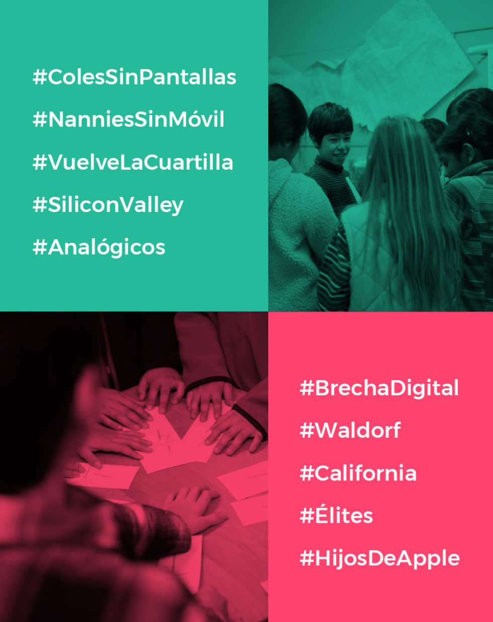 Los gurÃºs digitales crÃ­an a sus hijos sin pantallas