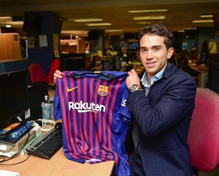 La mezcla de sus pasiones: su trabajo y la casaca blaugrana