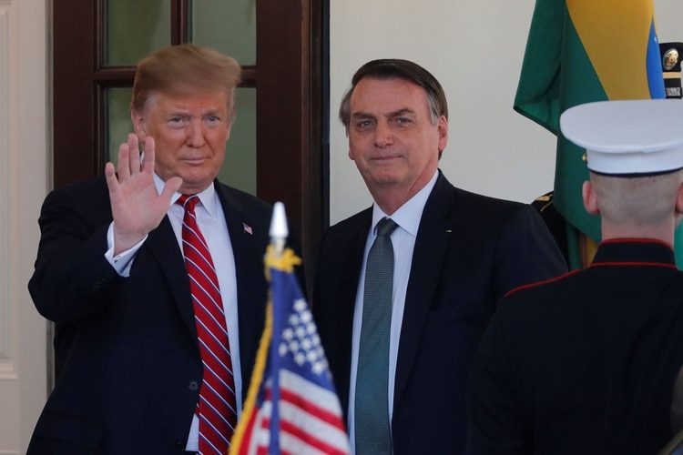 Donald Trump y Jair Bolsonaro (Reuters)