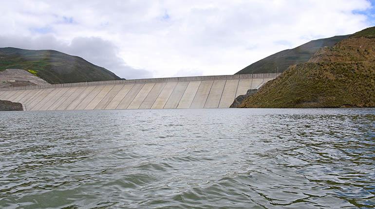 La represa de Misicuni, en el Parque Tunari. | Carlos López