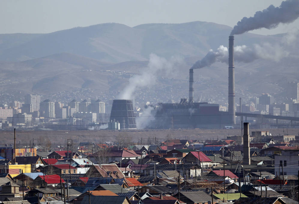 Foto: Plantas de carbÃ³n en la capital de Mongolia, UlÃ¡n Bator. (Reuters)