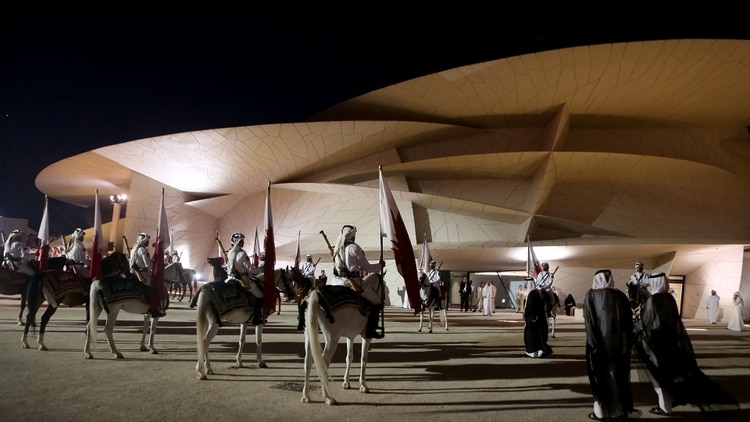 El diseño estuvo a cargo del francés Jean Nouvel (PATRICK BAZ/NATIONAL MUSEUM OF QATAR/AFP)