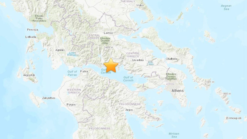 Un sismo de magnitud 5,2 se registra en Grecia